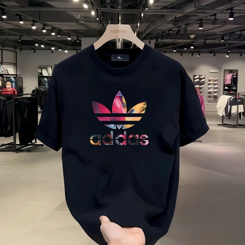 Tamisas de manga corta de hombre tendencia de verano de moda de hombre Tamisas de ropa de chicos 2025 nueva camiseta de manga media camiseta