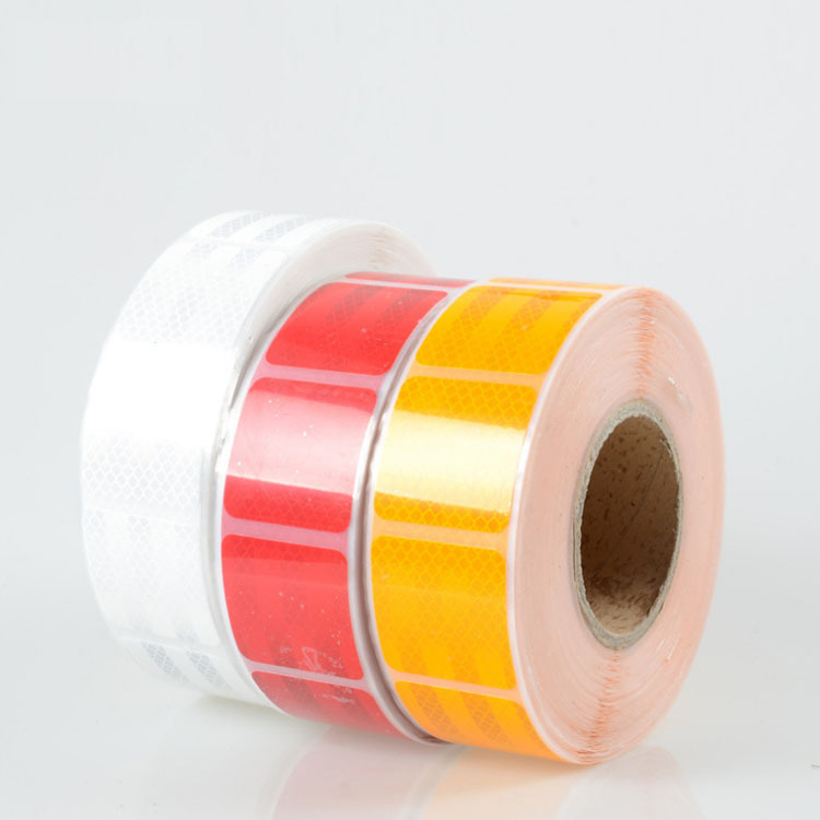 货车车身反光贴欧标反光膜分切CE1反光警示胶带PET反光膜反光带