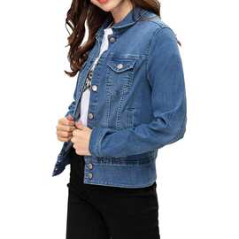 H 30240 Casual Hooded Denim Jacket 休闲连帽牛仔外套