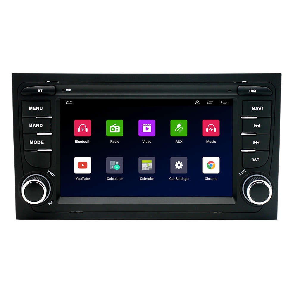 Adecuado para Audi A4 Android navegación en pantalla grande 7 pulgadas coche navegador GPS Bluetooth reproductor todo en una máquina MP5