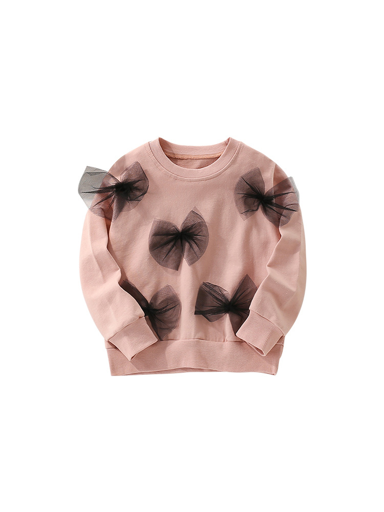 Sudadera de niña malwee transfronteriza otoño e invierno nuevo suéter de manga larga con cuello redondo para niños pequeños y medianos europeos y americanos linda niña