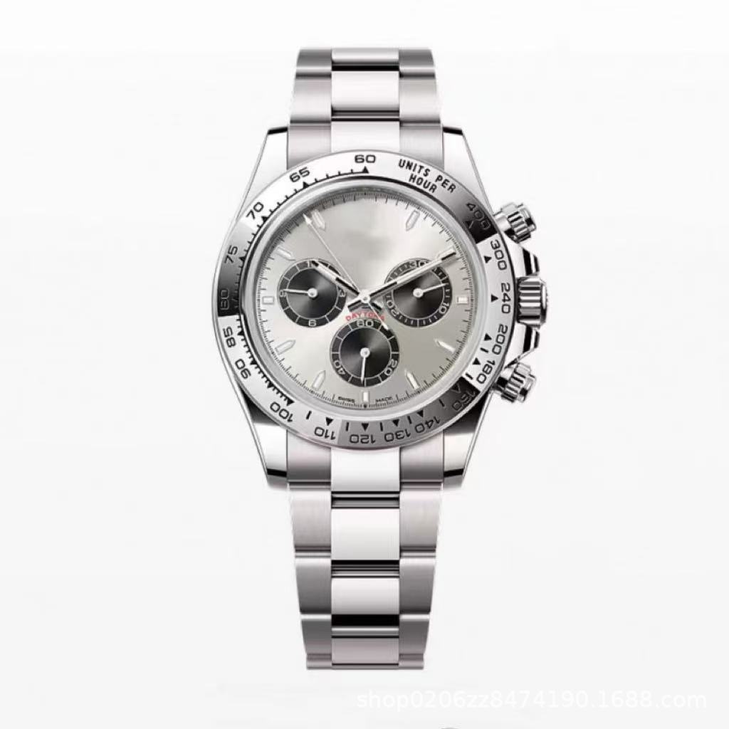 Reloj de la serie Laojia Dituna transfronterizo Panda Di Yacht Mingshi Reloj mecánico automático Green Jindi Daifa