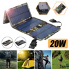 Folding bag solar-powered, handheld mobile phone, charger charging, 20W, 8W, 5v