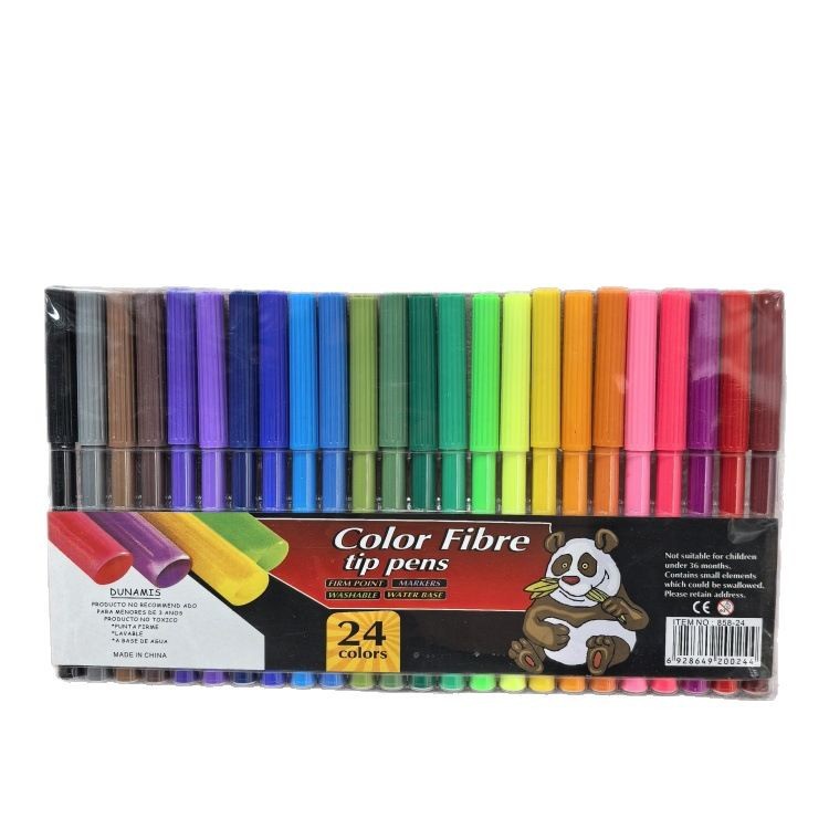 El fabricante produce útiles de arte para niños, bolígrafos de dibujo, bolígrafos de colores de 6, 12 y 24 colores, bolígrafos de acuarela para niños, bolígrafos de dibujo al por mayor.