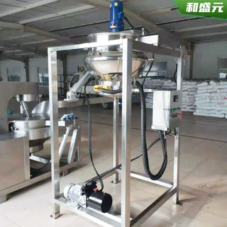 可倾式电加热夹层锅源头厂家立式蒸汽蜂蜜熬煮锅下搅拌化糖锅