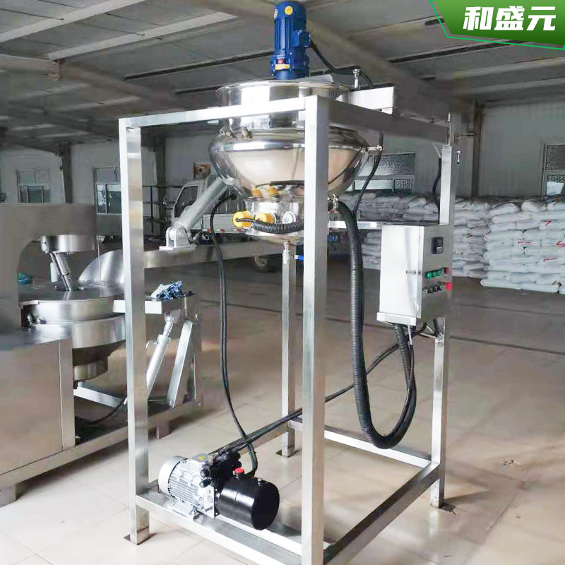 Inclinable Electric Heating Jacketed Kettle Source Manufacturer Vertical Steam Honey Cooking Kettle under Stirring Sugar Kettle