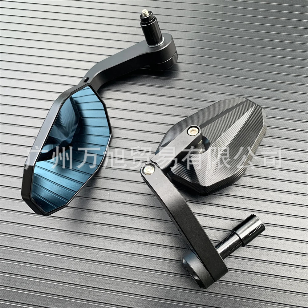 Universal 22mm Motorcycle Handlebar Mirror Cnc Rearview Mirror Handlebar End Mirror