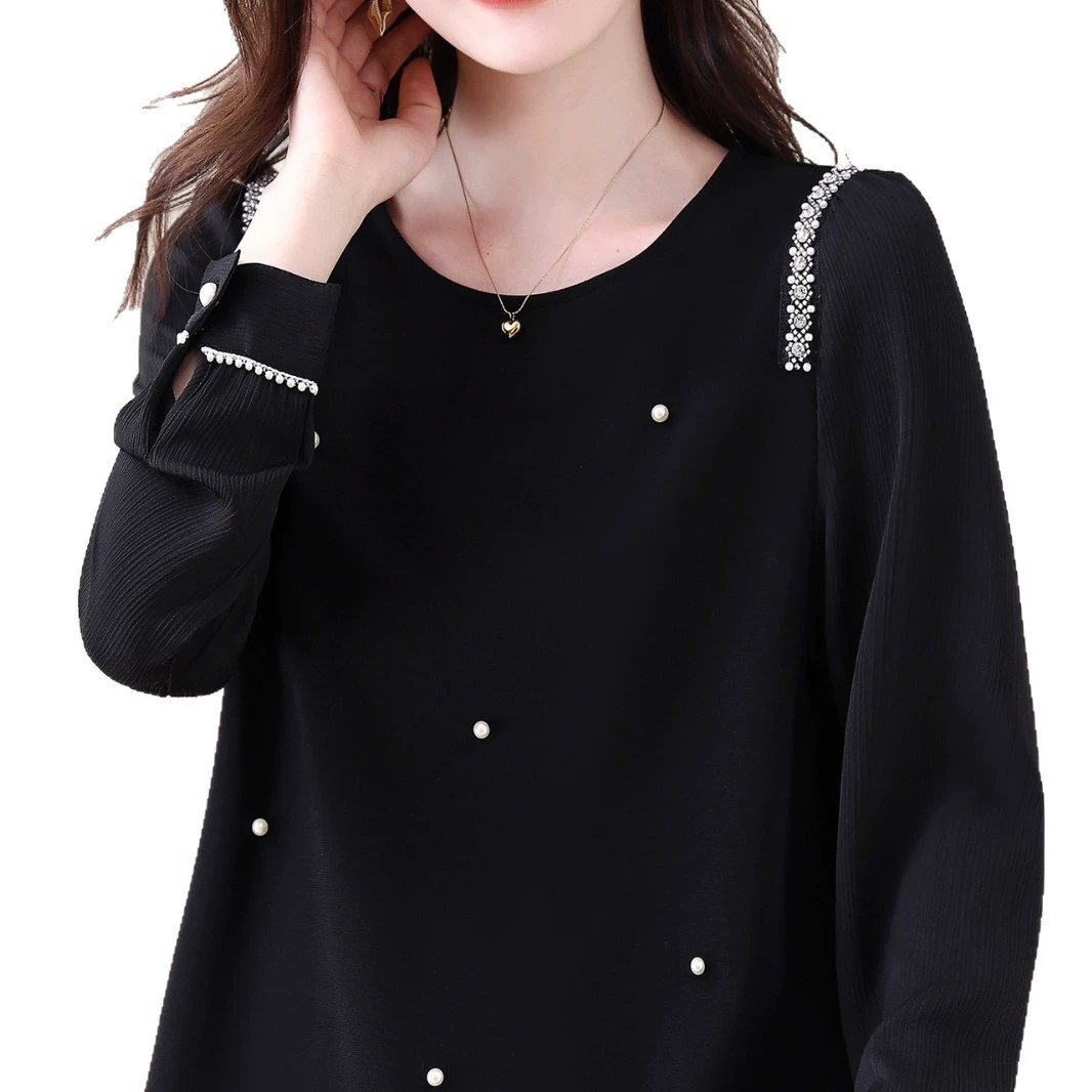 Black brace, plus size, round collar, fitted, slim fit