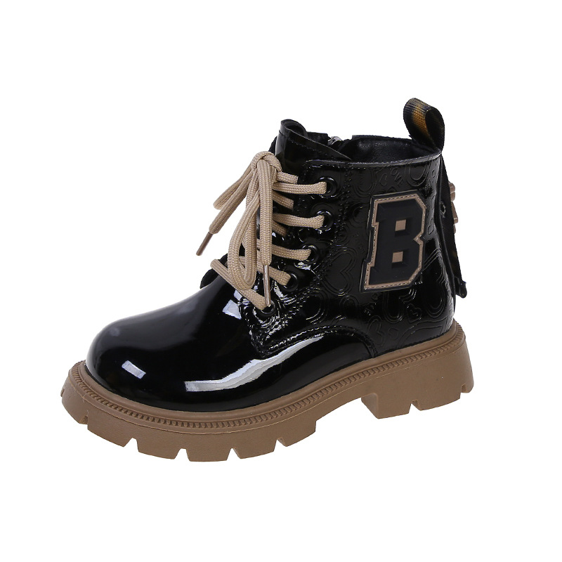 Martin-Stiefel für Mädchen 2023, Herbst und Winter, neue kurze Baumwollstiefel für Kinder, Netzrot, Jungenstiefel, Trend für kleine Mädchen_voghion.com