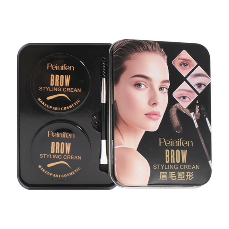EYEBROW跨境亚马逊眉胶24小时防水速干不晕染定型持久眉膏套装|undefined