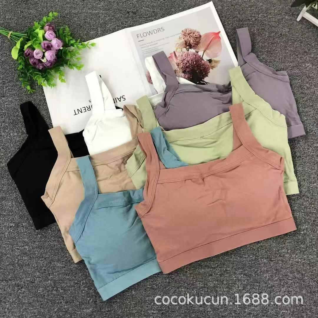 Transmisión en vivo nueva ropa interior deportiva vestible mujer al aire libre correr acondicionamiento físico reuniendo forma sin anillo de acero hermoso bra