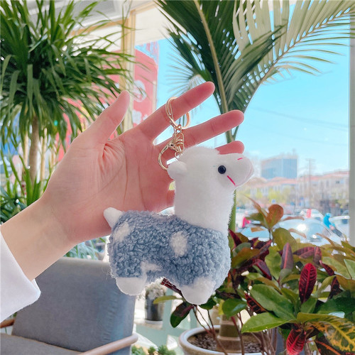 Alpaca doll plush toy small pendant wholesale bag pendant keychain doll event gift