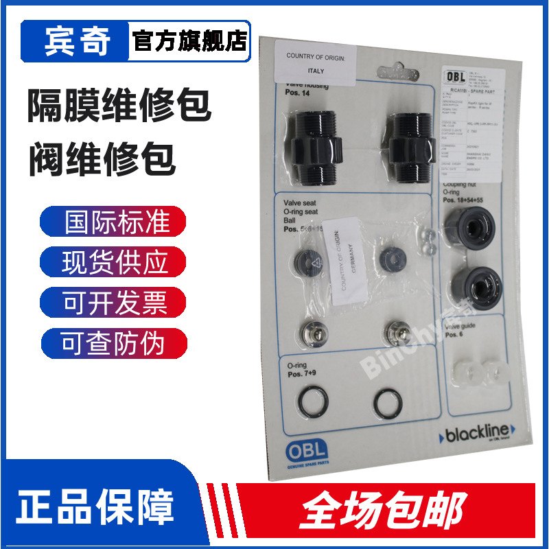 OBL配件 计量泵阀备件包 隔膜维修包 加药泵检修包