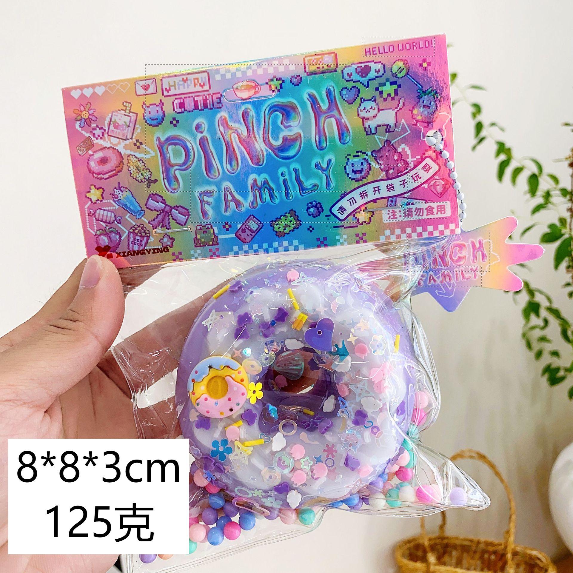 Juguete antiestrés suave tipo donut, un mágico juguete antiestrés suave.