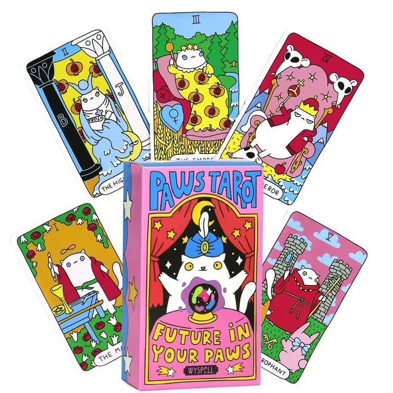 English version of Wyspell Cat Tarot: The claw tarot cards of the future are in your hands, cute for beginners English version of Wyspell Cat Tarot: The claw tarot cards of the future are in your hands, cute for beginners