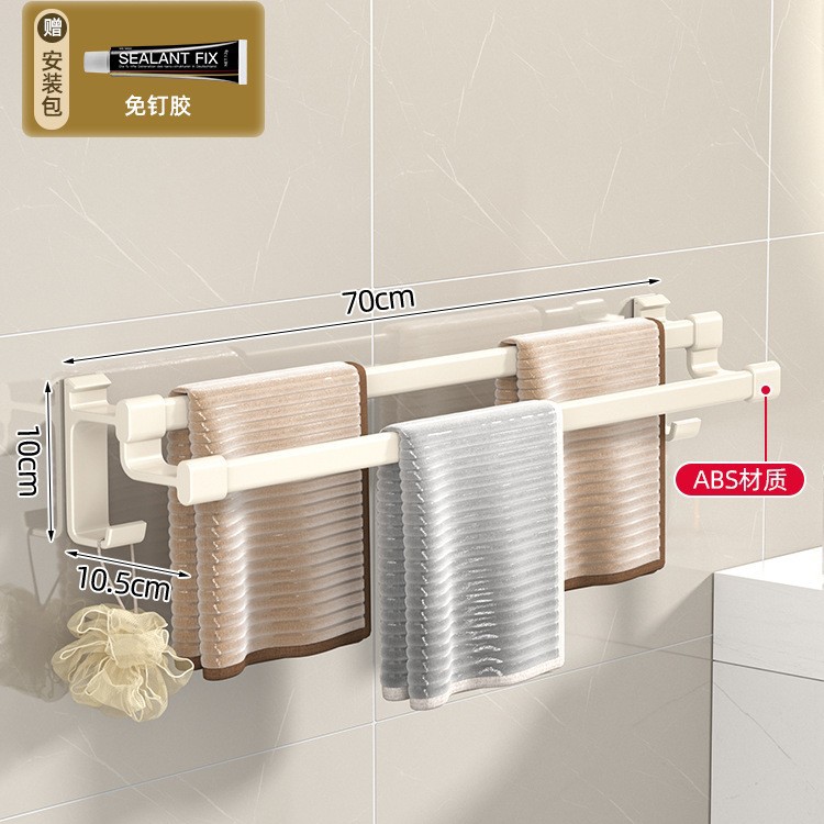 Los fabricantes suministran toallero con ventosa, toallero de baño sin perforación, toallero de baño, estante de almacenamiento, poste de toalla image 41