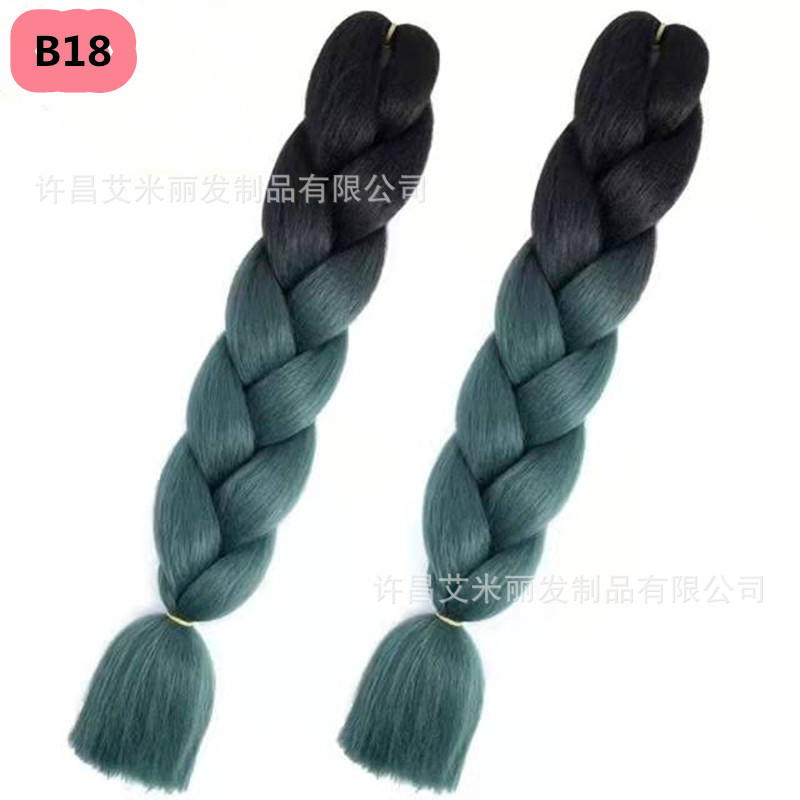 Trenzas africanas con cabello rosa渐 – materiales de alta temperatura, estilo boxeador