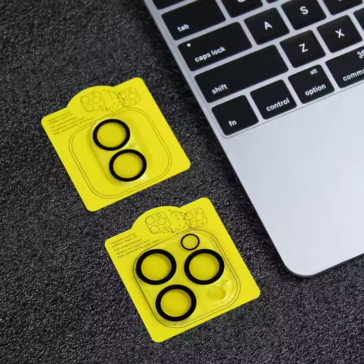 Protector de Lente de Cámara para iPhone 17 Pro Max, Cristal Templado con Serigrafía 3D