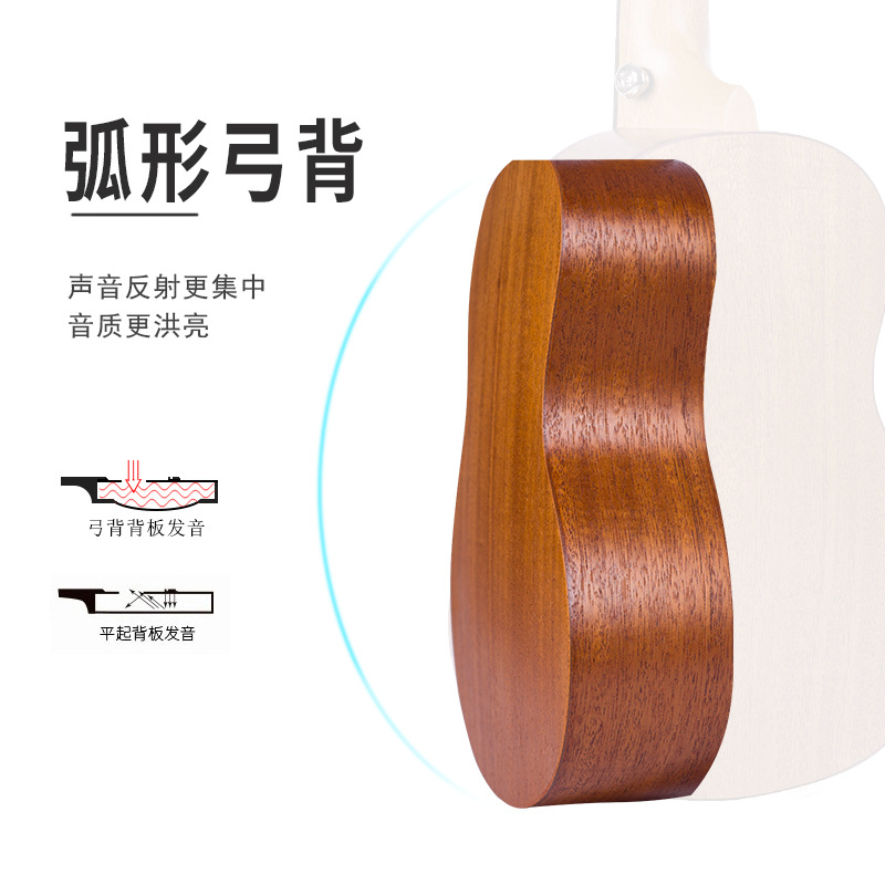 Dodomi veneer ukulele hembra principiante entrada adulto pequeña guitarra masculina niños 23 pulgadas 26 ukulele