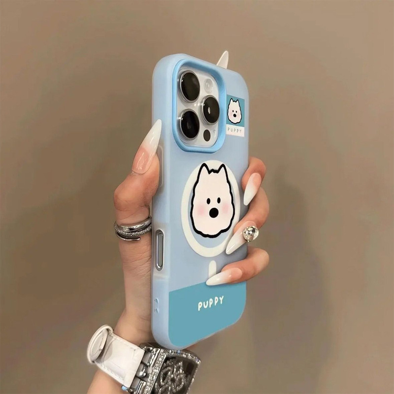 ゼリー磁気ツーインワン携帯電話ケース立体面白い Apple 携帯電話ケースソフトシリコン Apple 保護ケース磁気吸引|undefined