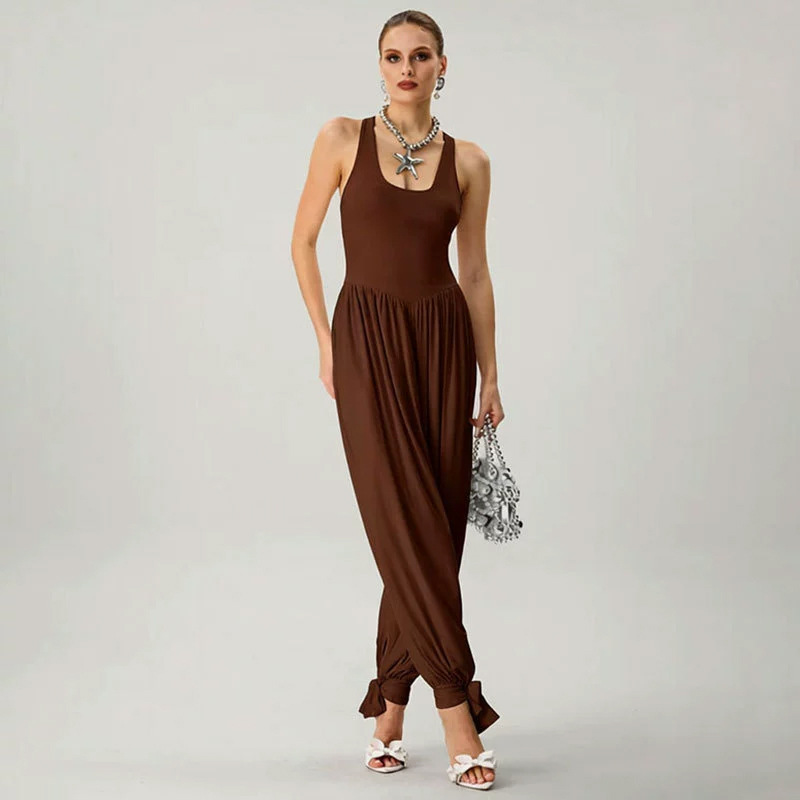 2026 transfronterizo Amazon nuevo comercio exterior Europa y América ropa de mujer chaleco plegado empalmado junkers casual universal