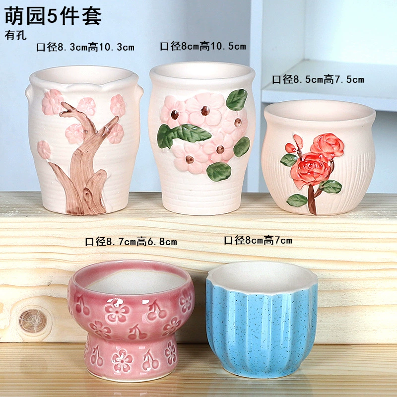 succulентные горшки для цветов керамические керамические горшки особо цена indoor clearance оптовая торговля уличная лотка Горшки под суккуленты особая цена большие диаметры