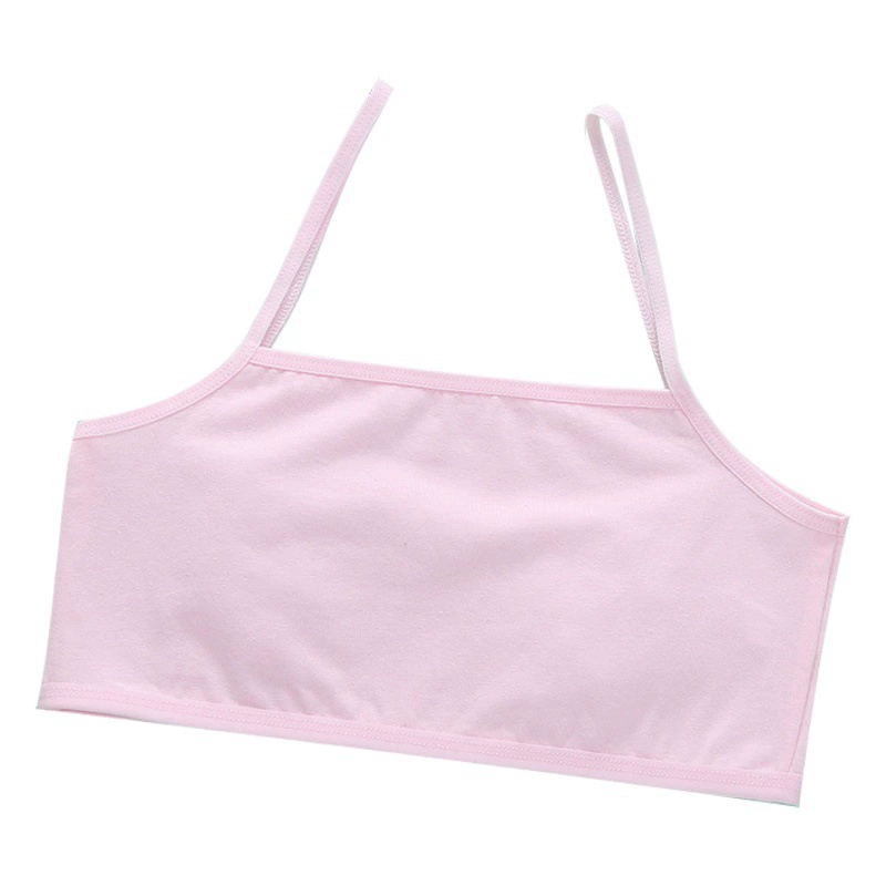 Новая девушка сплошной цвет хлопчатобумажный жилет для девочек, завернутый в грудную клетку