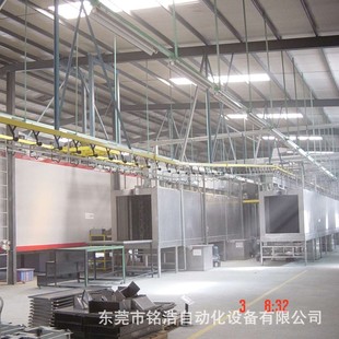 Guangdong manufacturers supply large spray booth large hardware spray painting line model complete automatic spray painting line