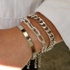 Fashionable accessory, golden metal bracelet, round beads, jewelry, European style