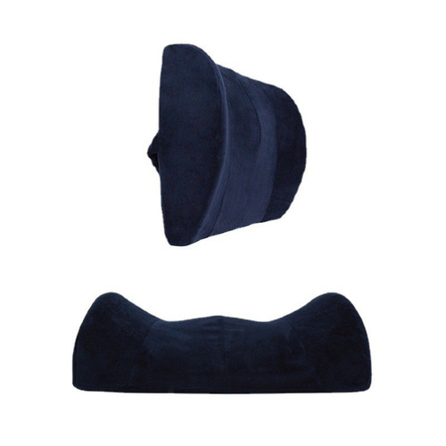 Memory foam car seat back support, slow rebound waist cushion, seat cushion car accessory, neck pillow for wholesale.