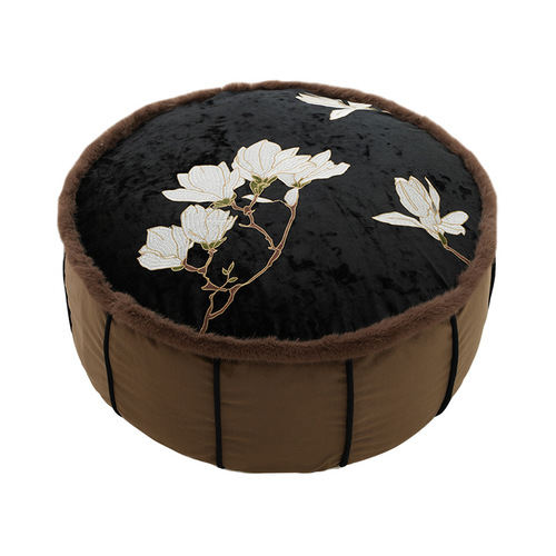 [Mulan Pouf] New Chinese style bay window futon removable and washable lazy sofa tatami cushion floor non-collapse cushion