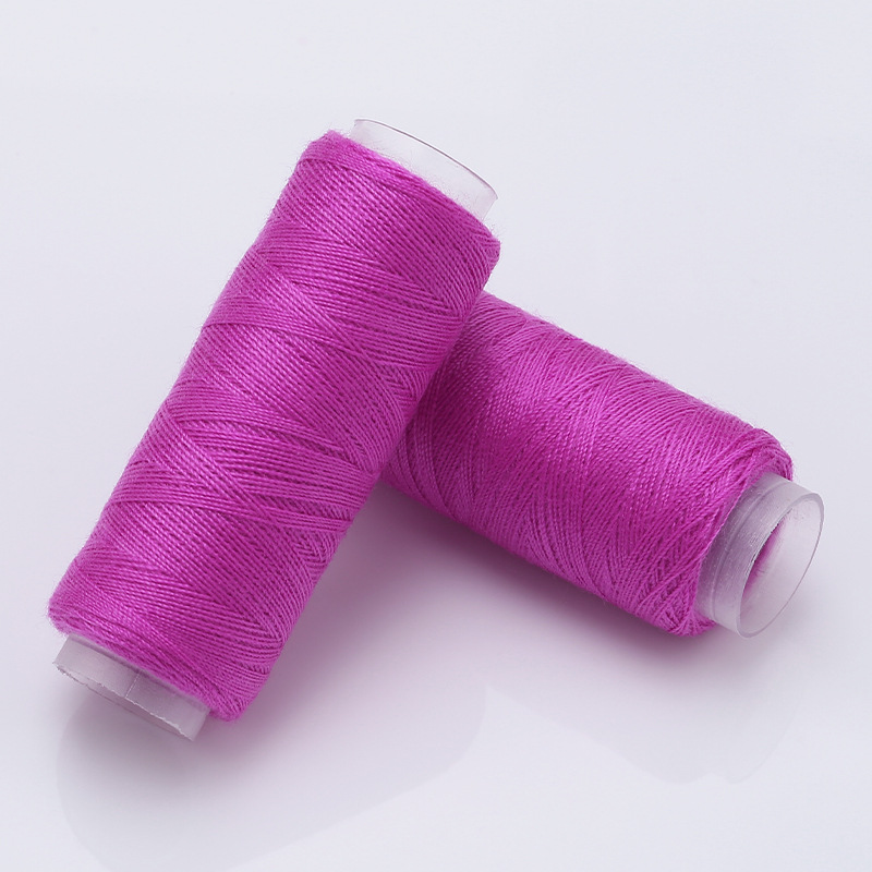 Mayorista línea de costura casera colorida costura manual rollo pequeño 402 línea de máquina de coser hecha a mano ropa DIY poliéster costura manual image 17