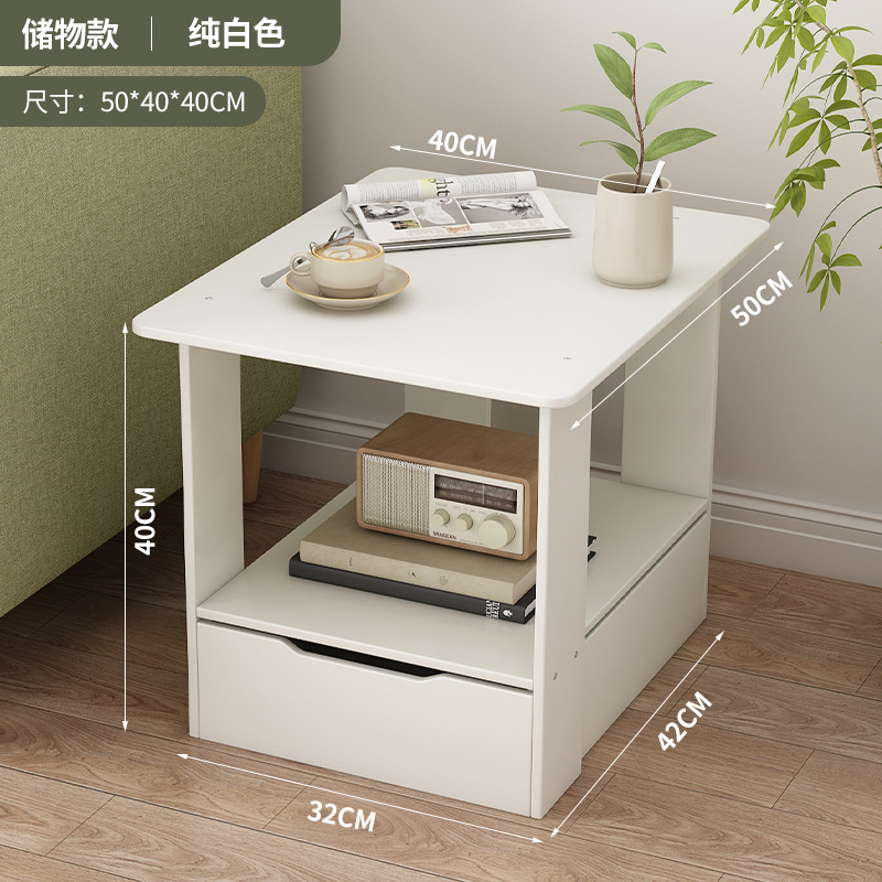 [둥근모서리 서랍모델] 화이트 40*50*40