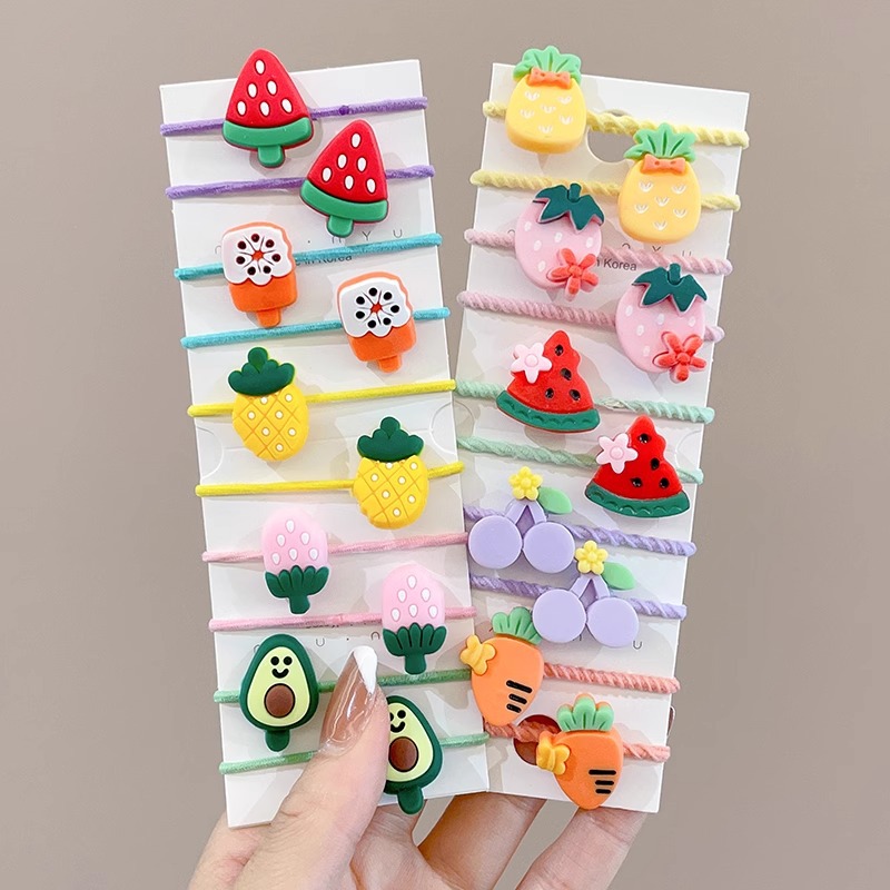 Cuerda del lazo del pelo del bebé tocado de los niños banda de pelo del pulgar cuerda del pelo del bebé niña no duele el pelo banda de goma accesorios para el cabello Niña