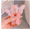 Curly children's telephone with butterfly, cute high quality hair rope, durable ponytail, new collection