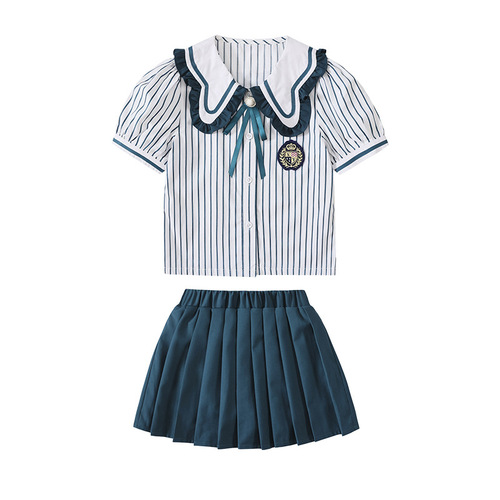 children girls boys violin stage performance England style violin school uniforms kindergarten school graduation chorus outfits for girls