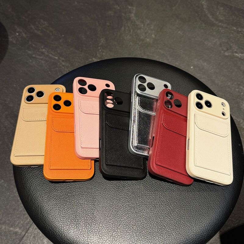 卡包可支架适用苹果17手机壳iphone15pm简约13/14外贸全包保护套|undefined