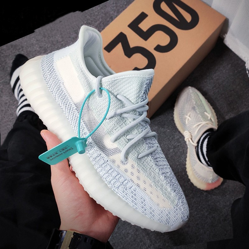 Original Company-Grade Putian Yeezy Shoes 350 White Ice Cream Blue Angel Starry Sky Pure White Unisex, Passed Toxicology Test Og Original Company-Grade Putian Yeezy Shoes 350 White Ice Cream Blue Angel Starry Sky Pure White Unisex, Passed Toxicology Test Og