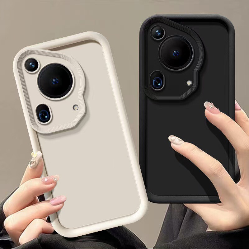 Solid Color Emery Phone Case for Huawei P70Pro Honor 100 Protective Case for Mate60 Drop-resistant nova7SE