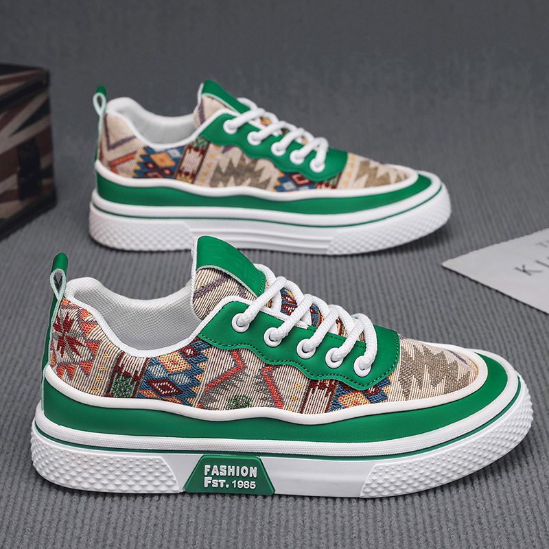 Shoes Men's Spring and Summer 2025 New Arrival Men's Canvas Shoes Fashion New Arrival All-Match Sports Casual Sneakers for Hair