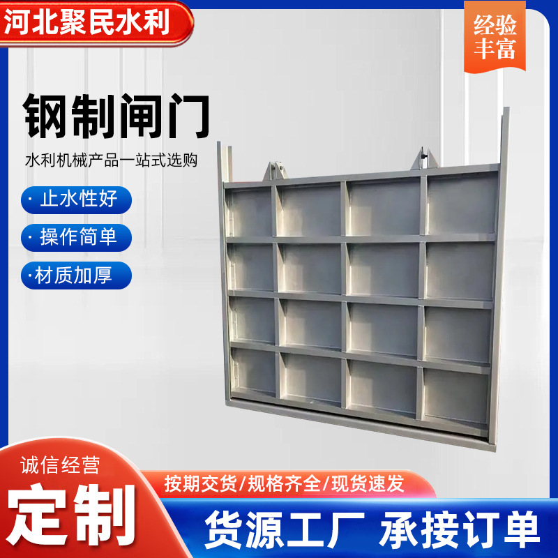 钢制闸门碳钢止水闸门平面滑动手动电站液压钢坝不锈钢闸门