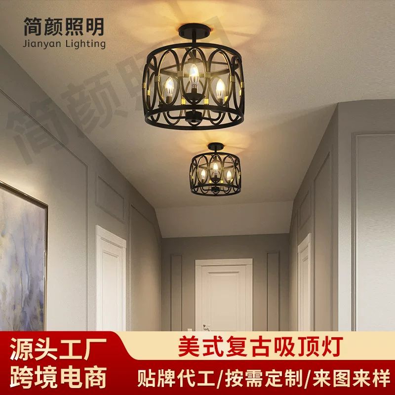 Creative ceiling light, ceiling lamp for living room, Amazon, American style
