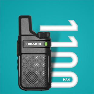 Helenda K58 Walkie-Talkie. Compact Mini USB Charging Port, High-Definition Speaker, Rotating Back Clip for Easy Hand-Held Use