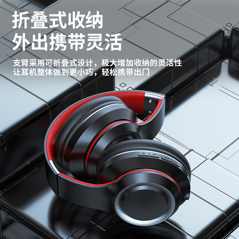 Procesamiento de auriculares DR90 personalizados, efecto de graves pesados creativos, batería de larga duración, fabricante de auriculares inalámbricos Bluetooth