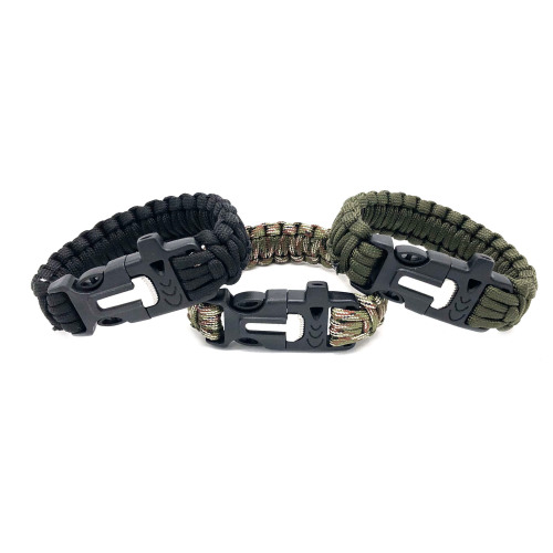 Manufacturer: Seven-Core Paracord Braided Survival Whistle, Fire Starter, Emergency Escape Paracord Bracelet, Life-Saving Wristband