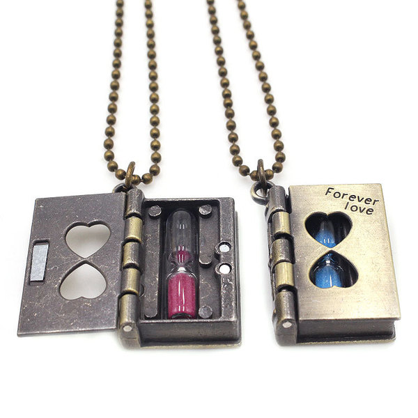 retro copper necklace