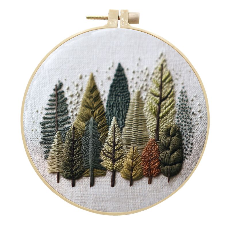 オリジナル-クロスボーダー新製品刺繍 diy 風景手作り生地材料パッケージキットクリエイティブ手作り裁縫英語|undefined