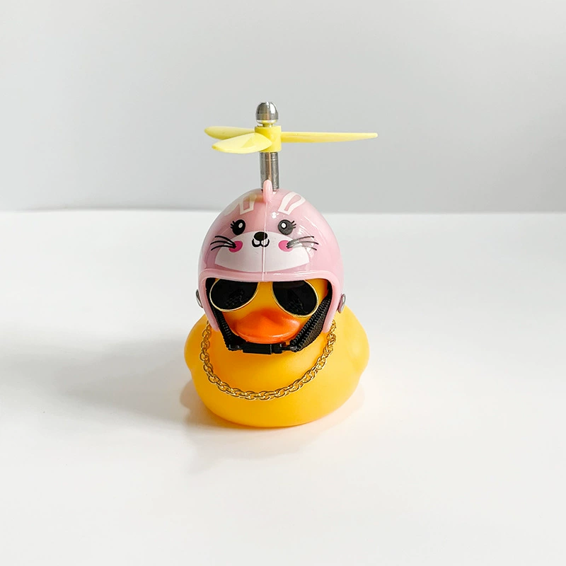 B.Duck, helmet, electric car with accessories, accessory