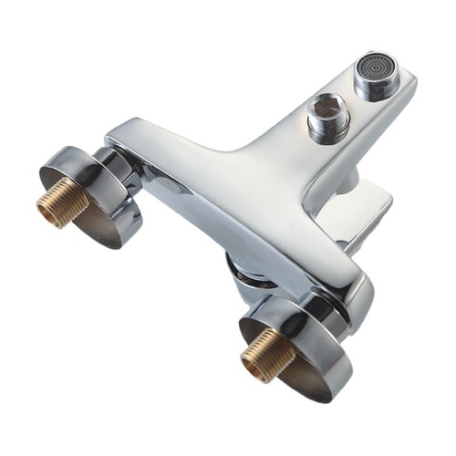 All copper triple bathtub faucet set hot and cold faucet concealed water heater mixing valve shower shower wholesale