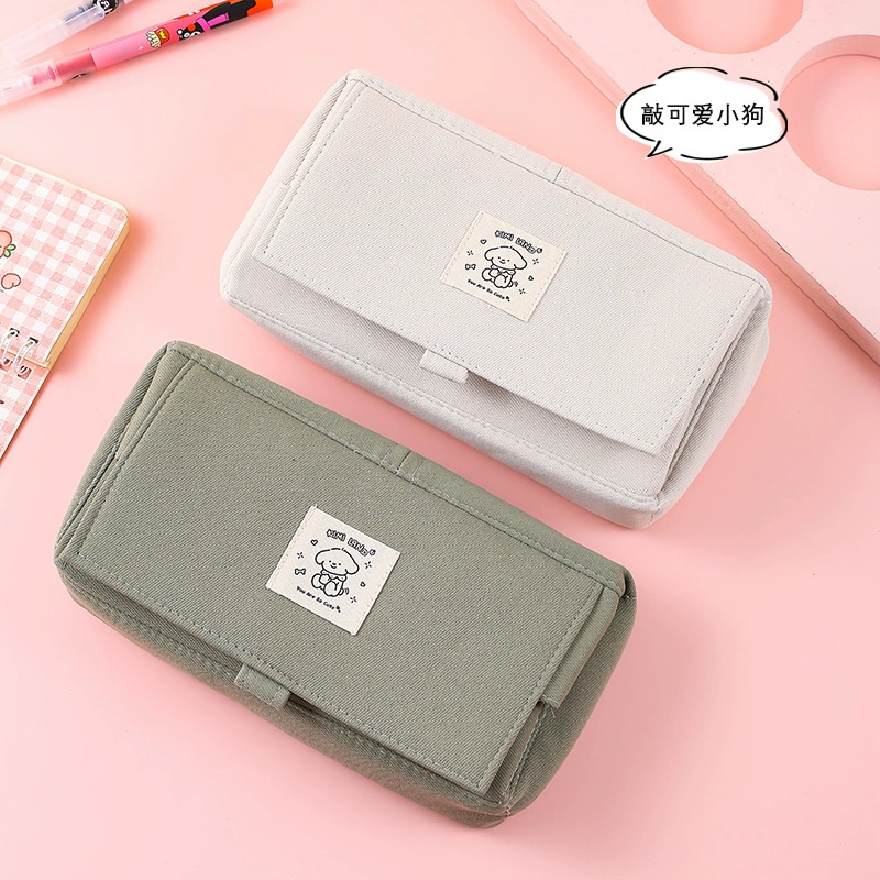 Capacious high quality pencil case for students, new collection, for secondary school